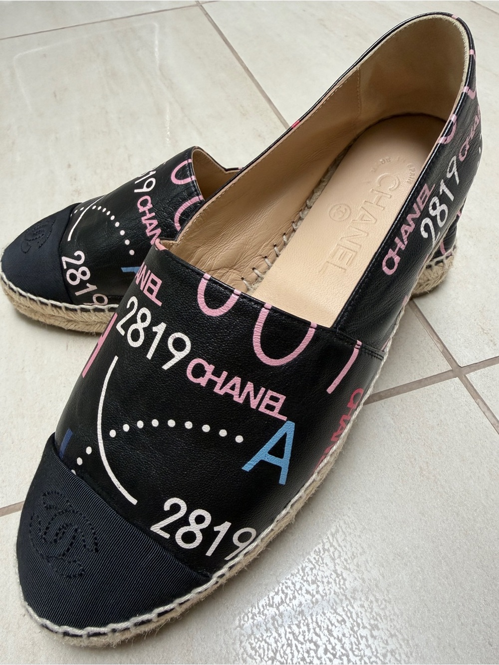 NEW Chanel Cruise Collection Espadrilles size 38